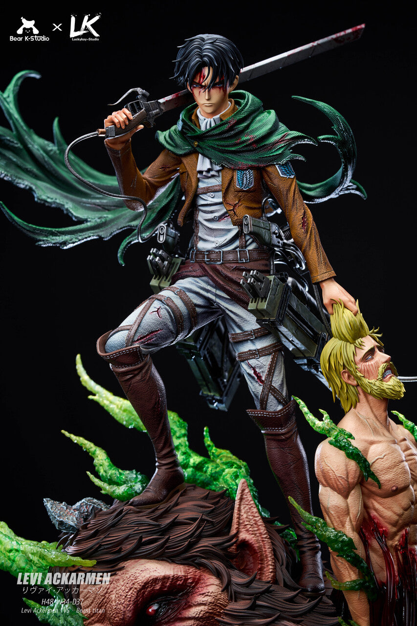 Attack on Titan - Levi Ackerman | Resin Statue | by BK Studio × LK Studio