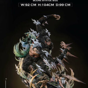 Attack on Titan - Levi vs. Beast 3.0 | Resin Statue | by Hertz Studio