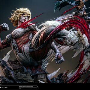 Attack on Titan - Mikasa Ackerman VS Female Titan | Resin Statue | by Hertz Studio