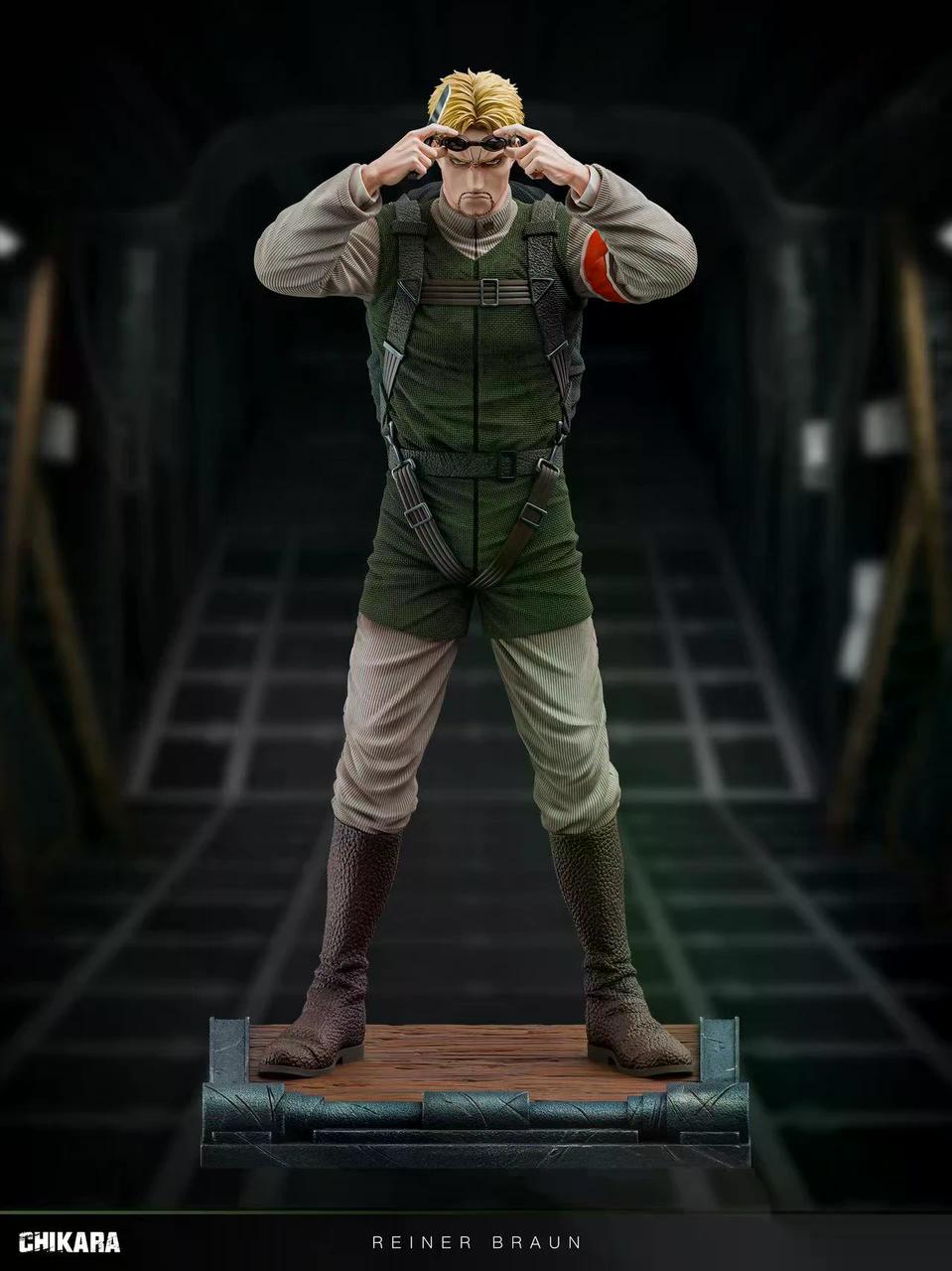 Attack on Titan - Reiner Braun Parachuting | 1:6 Resin Statue | by CHIKARA Studio