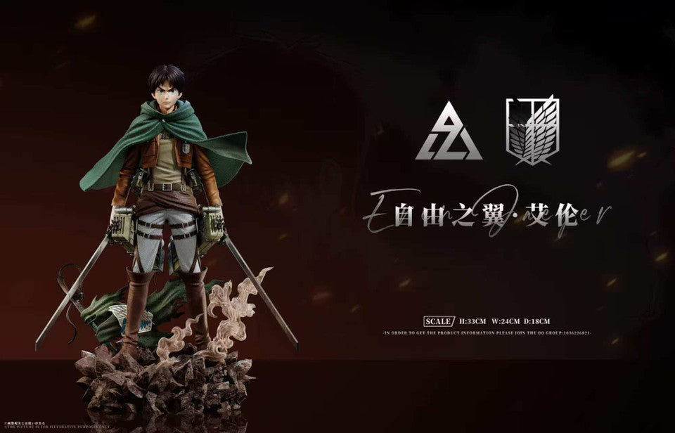 Attack on Titan - Wings of Freedom Eren Jeager | 1:3 Resin Statue | by AZ Studio