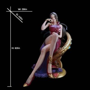 【pre order】Boa Hancock 1:1 Resin Statue – Life-Size One Piece Collectible