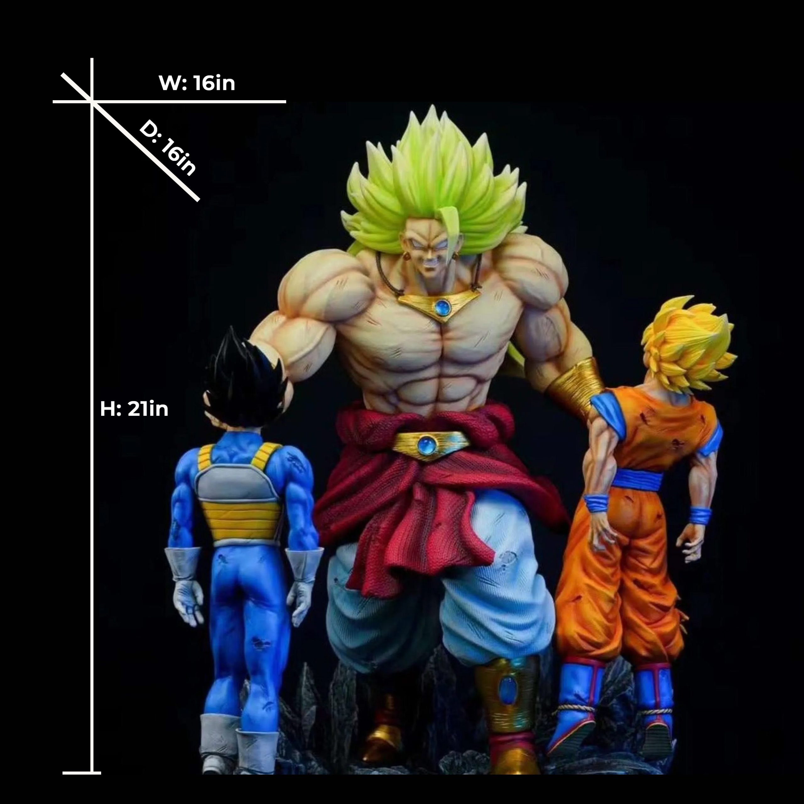 【pre order】Dragon Ball Broly Trio Resin Statue | 54cm | 1:7