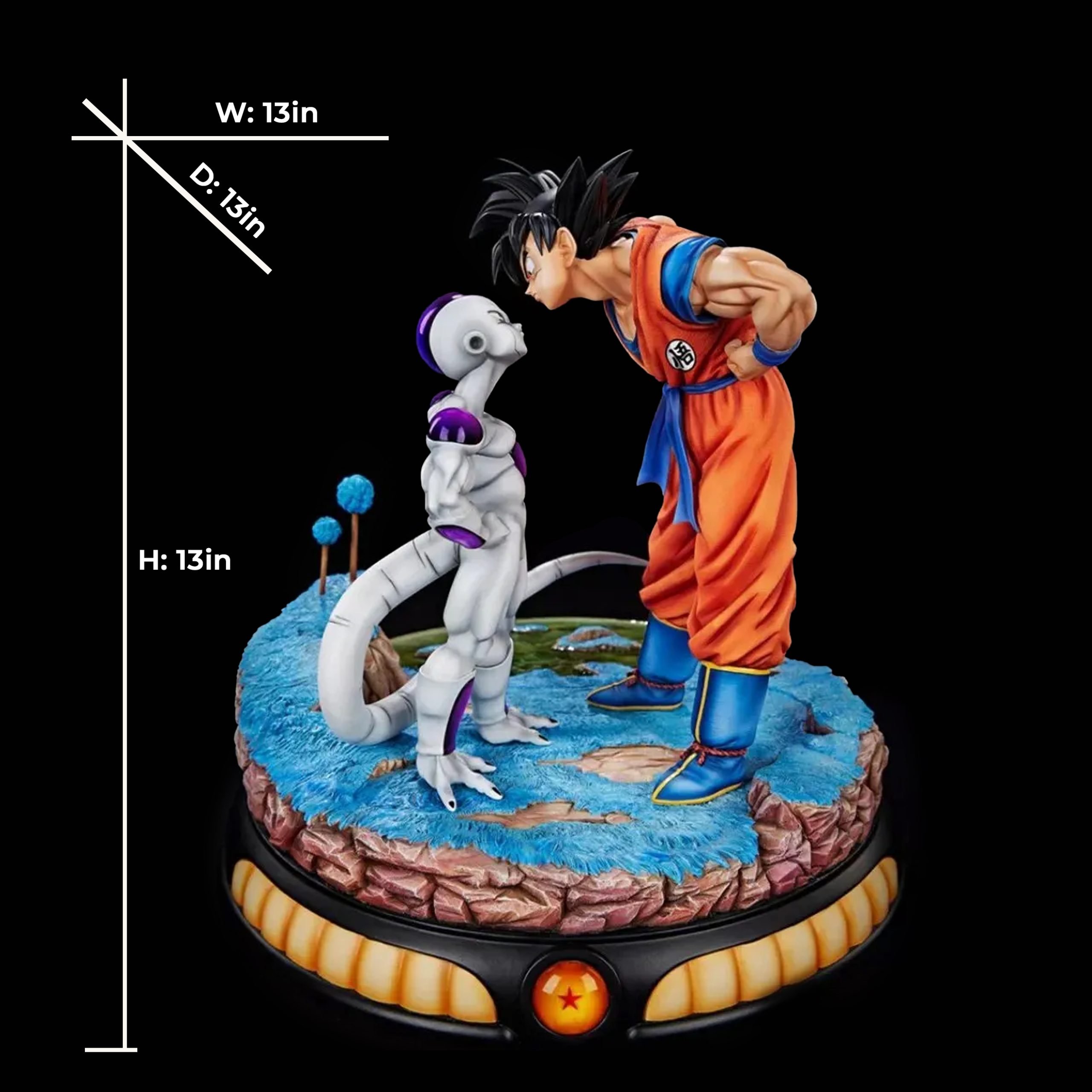【pre order】Dragon Ball Son Goku & Frieza Resin Statue 32cm