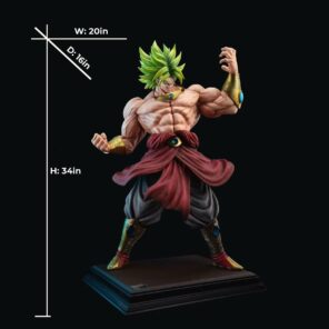 【pre order】KT Dragon Ball Broly Resin Statue 86cm 1:4 Scale GK