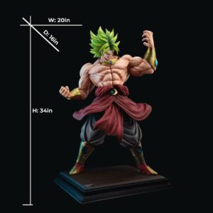 【pre order】KT Dragon Ball Broly Resin Statue 86cm 1:4 Scale GK