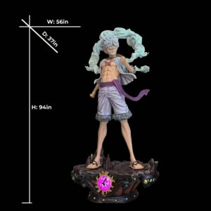 【pre order】Luffy Gear 5 Life-Size Statue – One Piece H239cm