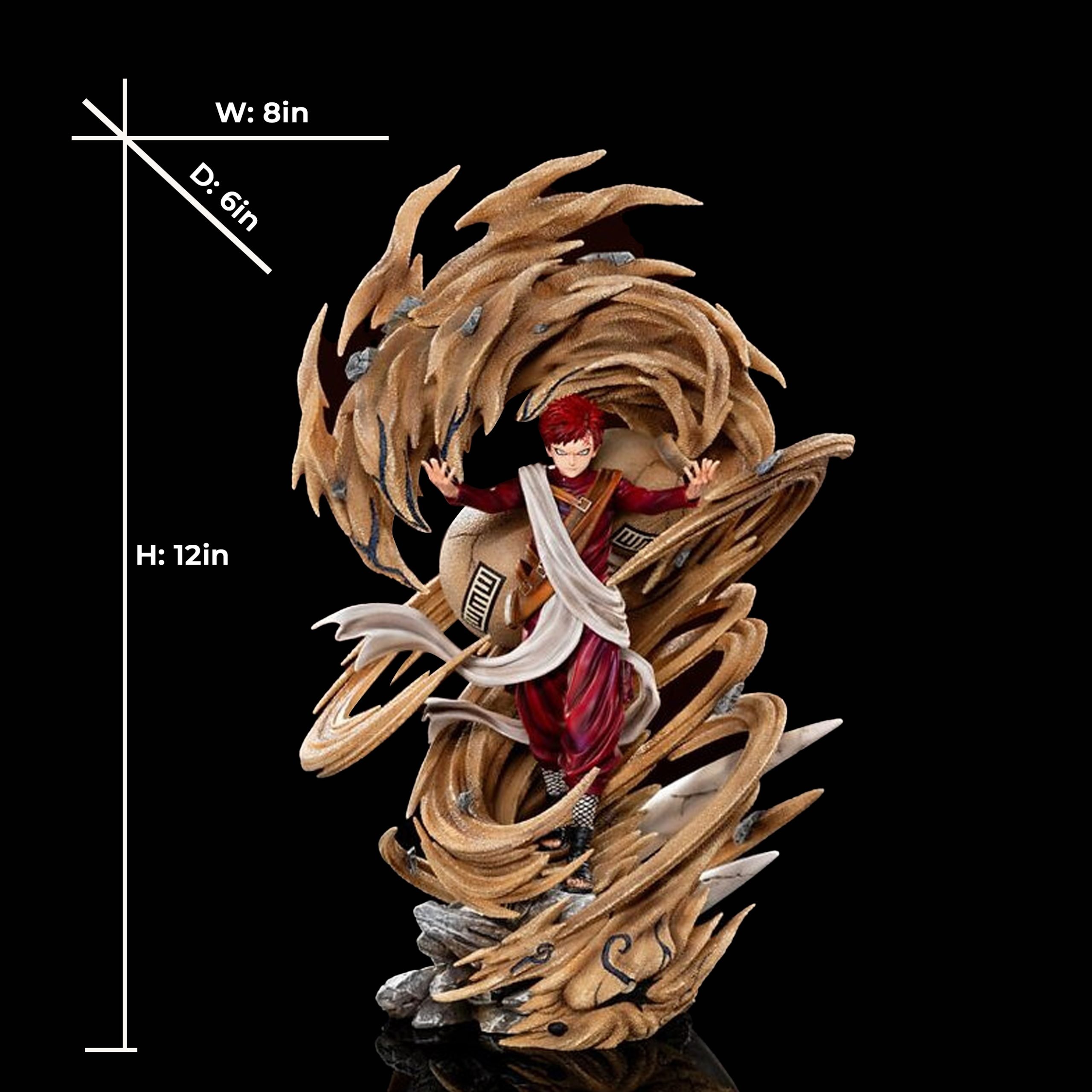 【pre order】Naruto Gaara One-Tailed Shukaku Resin Statue 31cm
