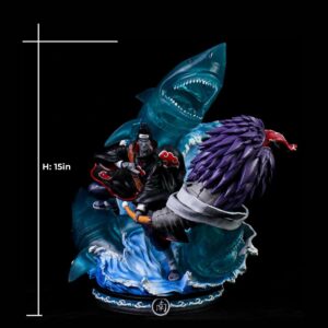 【pre order】Naruto Shippuden Hoshigaki Kisame with Sharks Resin Statue