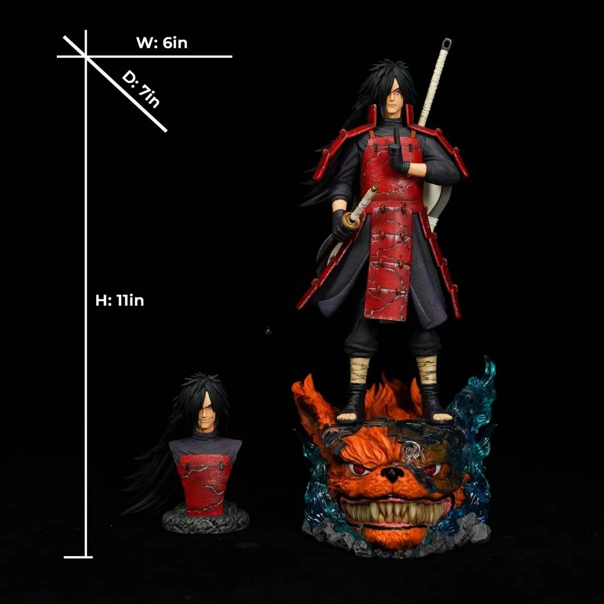 【pre order】Naruto Shippuden Madara Uchiha Resin Statue | 29cm | 1:6
