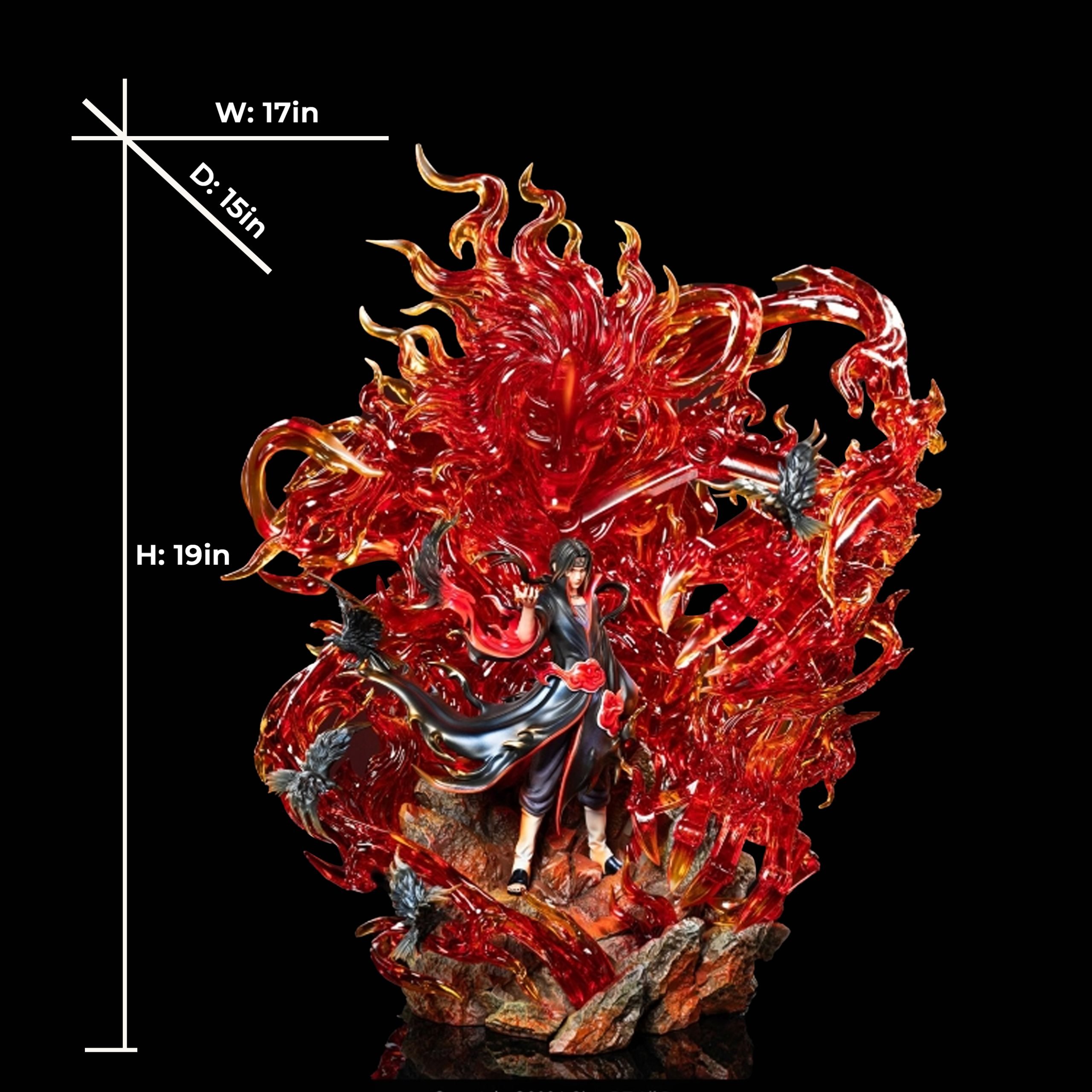 【pre order】 Naruto Susanoo Itachi Resin Statue 48cm