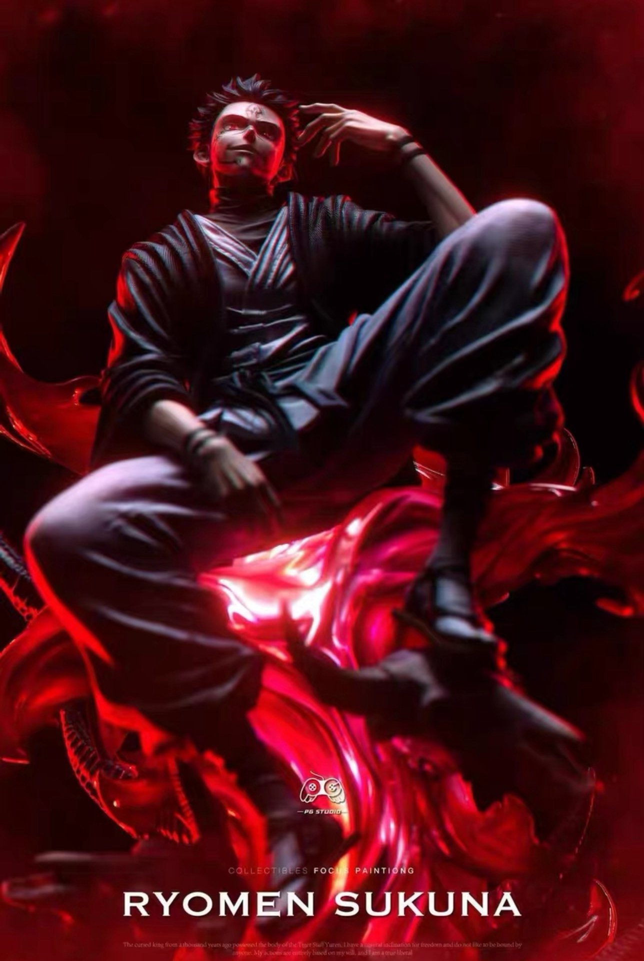 【pre order】pg studio Jujutsu Kaisen Ryomen Sukuna red 1/6 gk