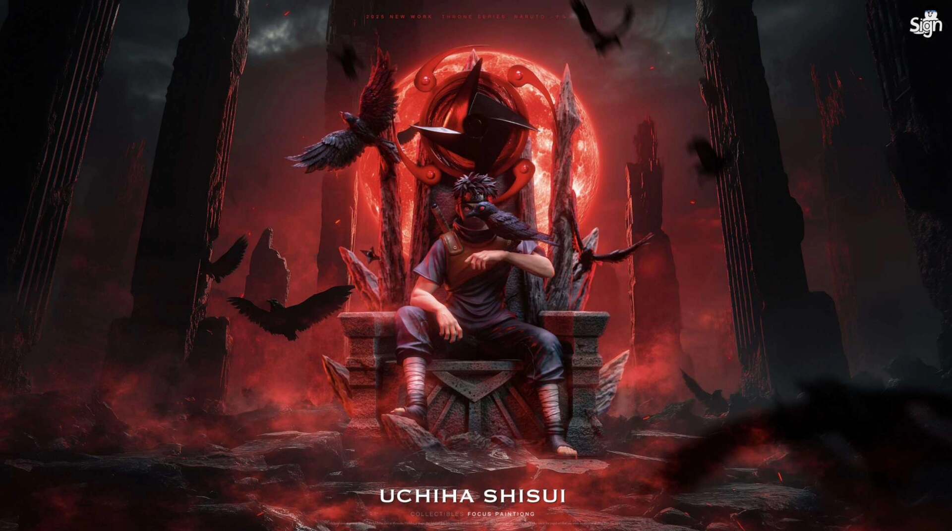 【pre order 】Sign studio naruto Shisui Uchiha resin GK 1/6
